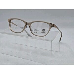 Jins Beige Clear Eyeglass Frames 51 - 16-136 - 34 ALCF14A436A01 - SITS ASKEW